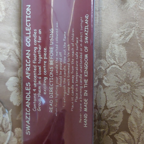 African Collection Ethnic Floating Candles - Picture 9 of 9